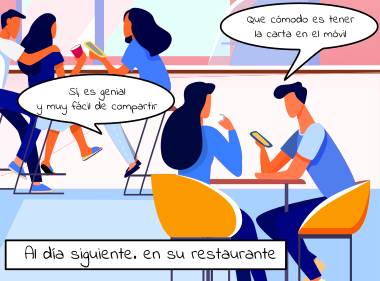 comic carta app es una aplicacion para restaurantes